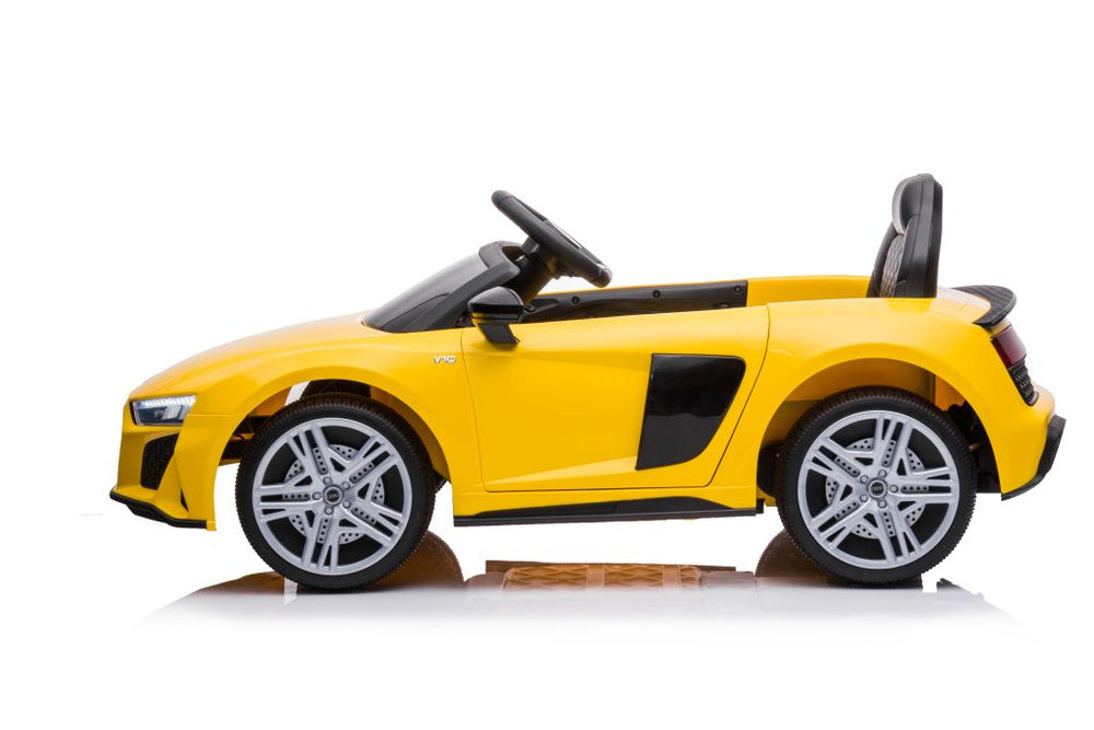 Electric Ride On Car Audi R8 Lift A300 Yellow – view 3