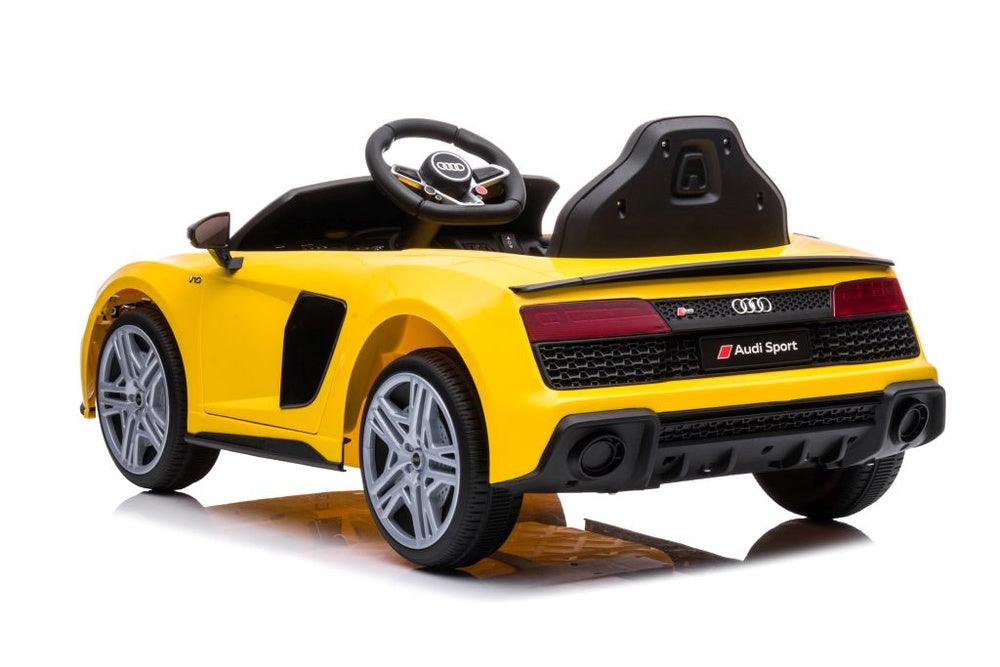 Electric Ride On Car Audi R8 Lift A300 Yellow – view 4