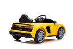 Electric Ride On Car Audi R8 Lift A300 Yellow – view 6