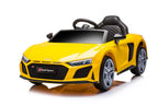Electric Ride On Car Audi R8 Lift A300 Yellow – view 9