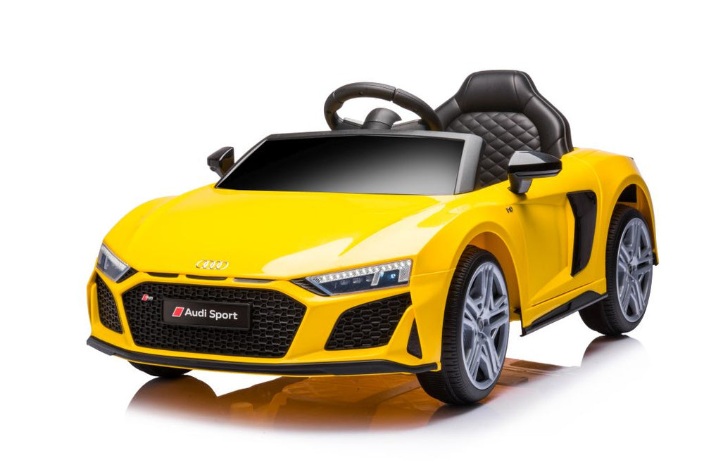 Electric Ride On Car Audi R8 Lift A300 Yellow – view 9