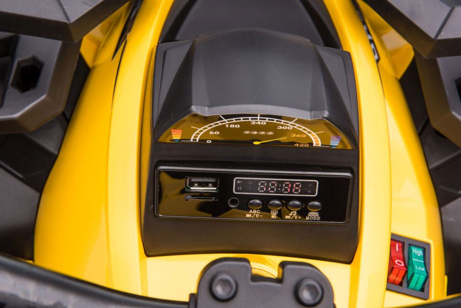 Electric Ride On Quad QLS-3288 Yellow – view 12