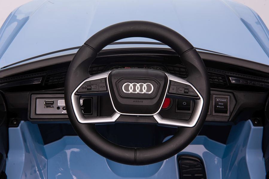 Electric Ride On Car Audi E- Tron QLS-6688 Blue – view 11