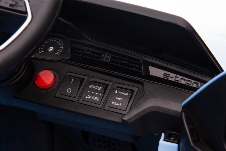 Electric Ride On Car Audi E- Tron QLS-6688 Blue – view 16