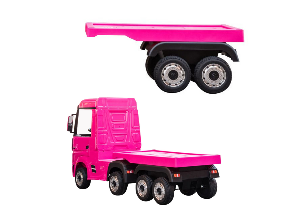 Mercedes Scania Actros Truck With HL358 Pink Semitrailer – Electric Ride-On
