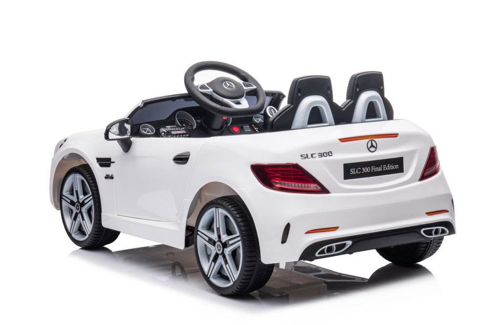 Electric Ride On Car Mercedes SLC 300 White – view 5