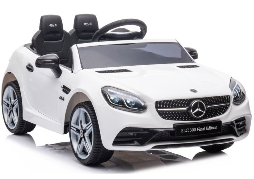 Electric Ride On Car Mercedes SLC 300 White – Electric Ride-On
