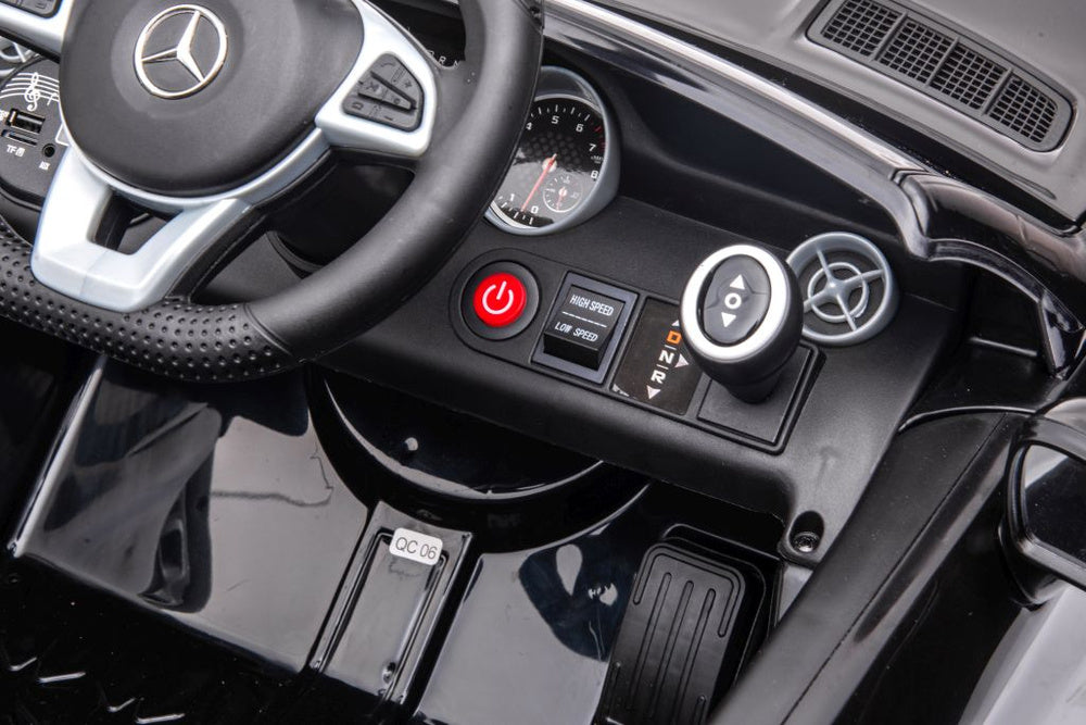 Electric Ride On Car Mercedes SLC 300 White – view 8