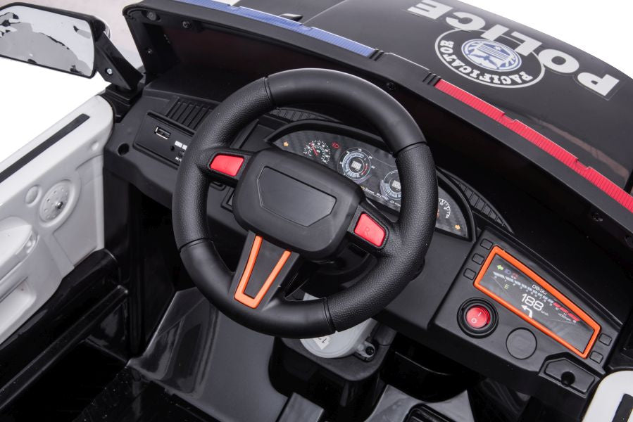 Electric Ride On BBH-021 Police Black – view 13