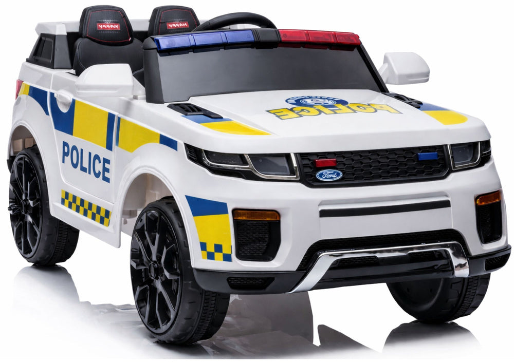 Electric Ride On Car BBH-021 Police White – Electric Ride-On