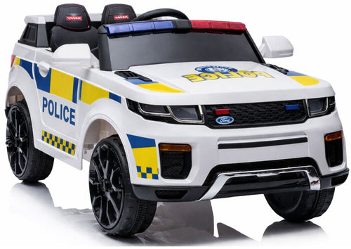 Electric Ride On Car BBH-021 Police White – Electric Ride-On