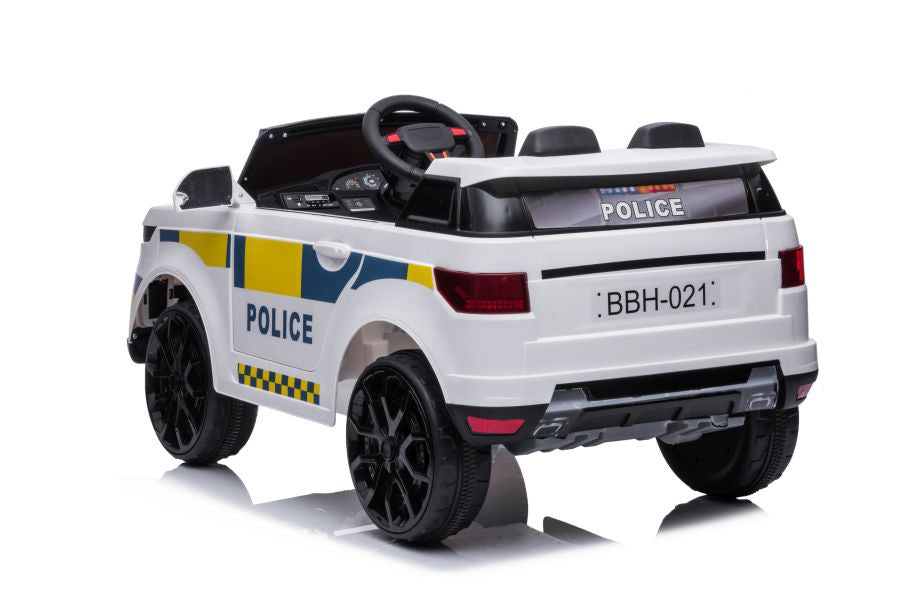 Electric Ride On Car BBH-021 Police White – view 5