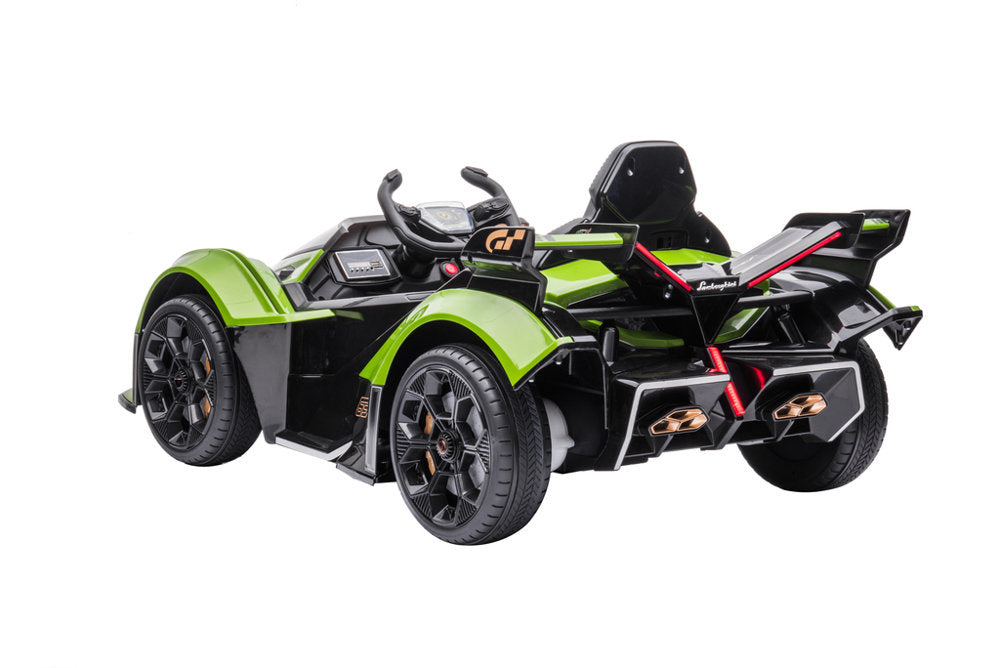Electric Ride On Car Lamborghini GT HL528 Green – view 5