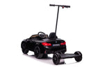 Battery-operated car BMW M5 with platform for parent, black lacquered – view 4