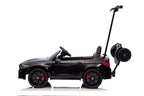 Battery-operated car BMW M5 with platform for parent, black lacquered – view 6