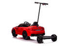 Battery-operated car BMW M5 with platform for parent, red, lacquered – view 3