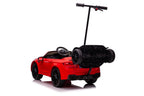 Battery-operated car BMW M5 with platform for parent, red, lacquered – view 8