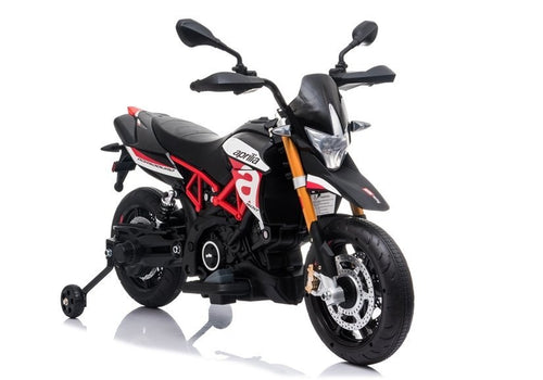 Aprilia A007 12V Black & Red – Electric Ride-On Motorcycle