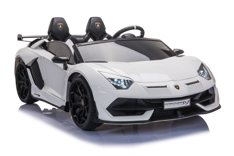 Lamborghini Aventador 2x12V White – Electric Ride-On Ride-On Car