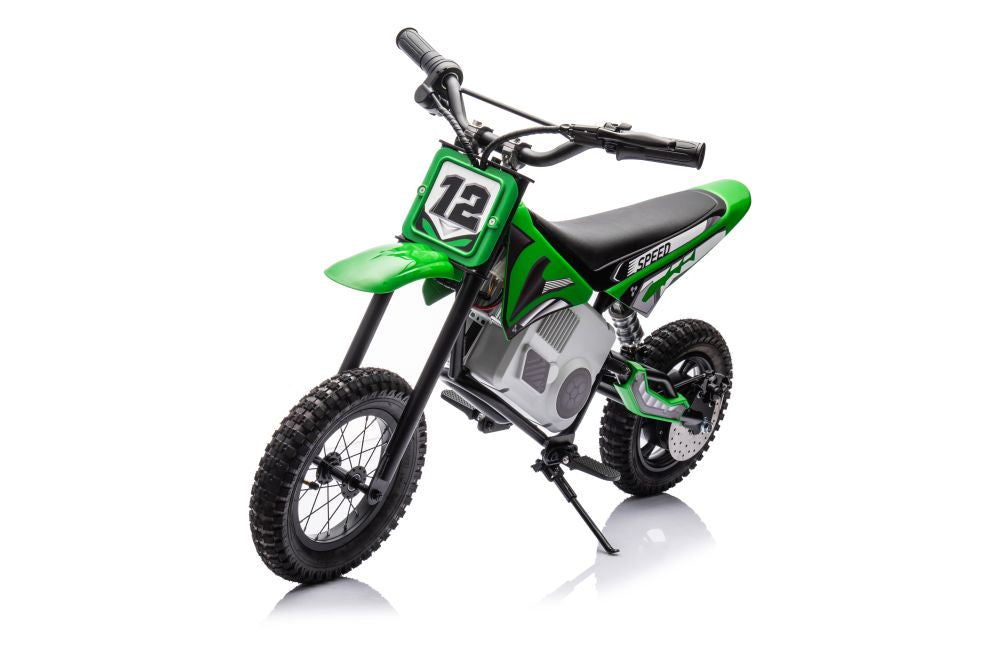 Motocross A9901 2x18V Green – Electric Ride-On Motorcycle