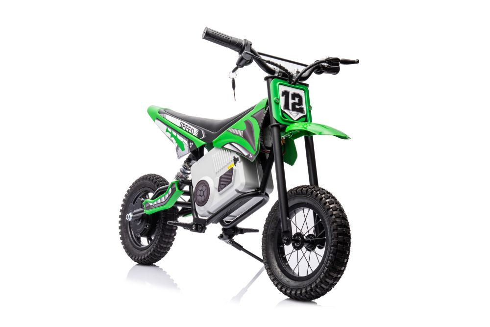 Motocross A9901 2x18V Green – Electric Ride-On Motorcycle