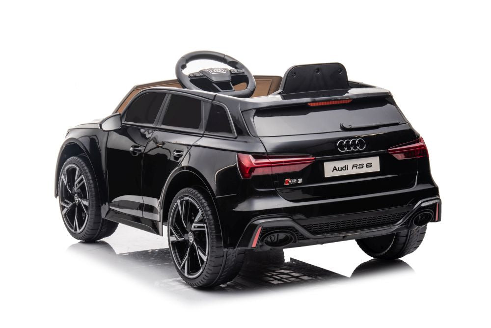 Audi RS6 BRD-2118 12V Black – Electric Ride-On Ride-On Car