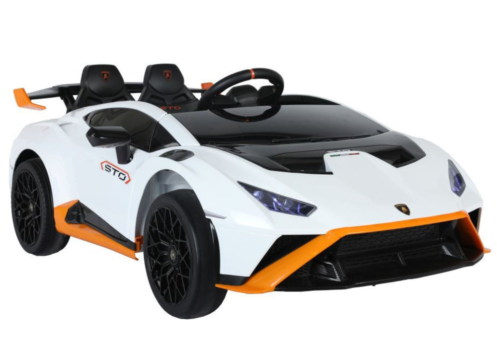 Lamborghini STO 24V White – Electric Ride-On Ride-On Car